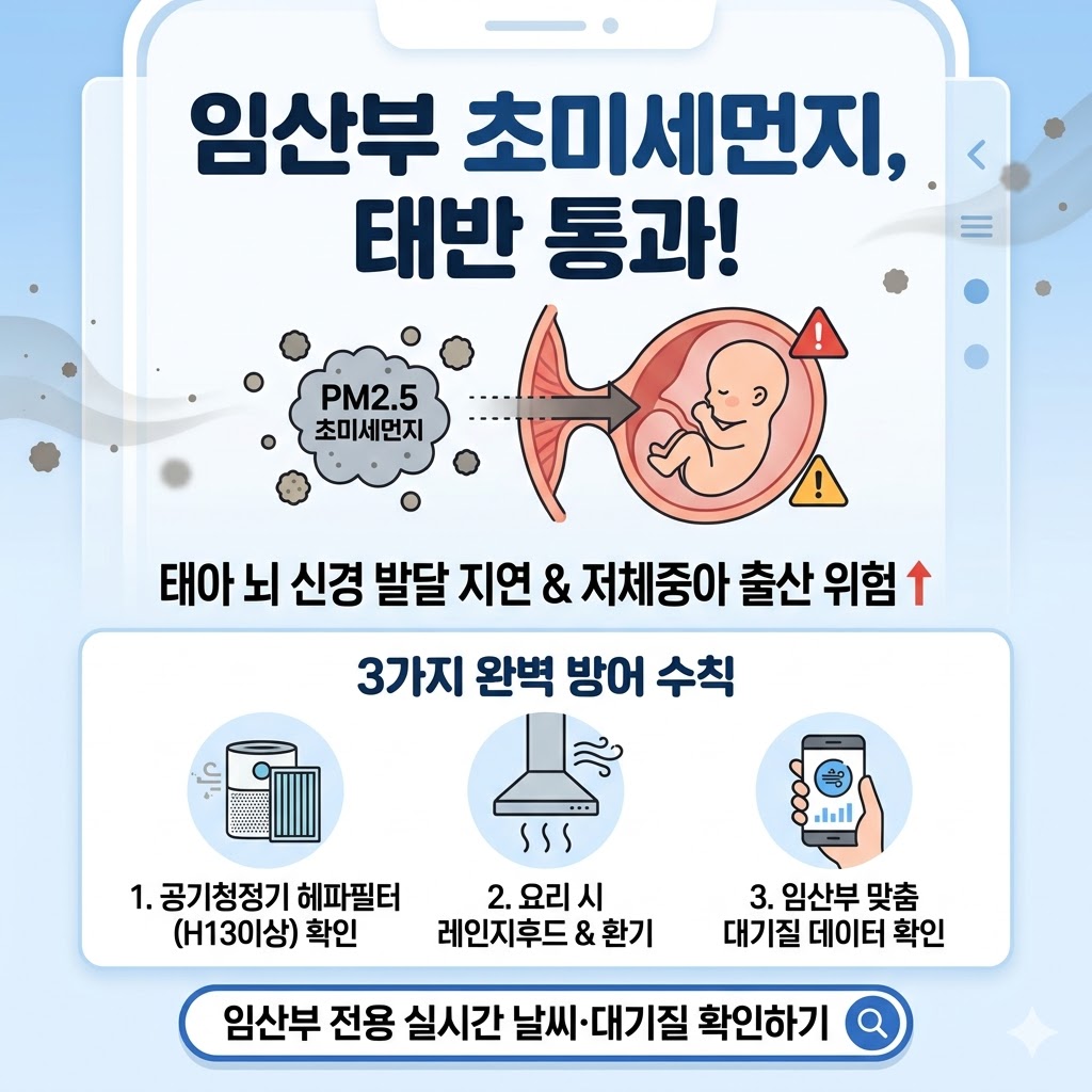 태아 초미세먼지