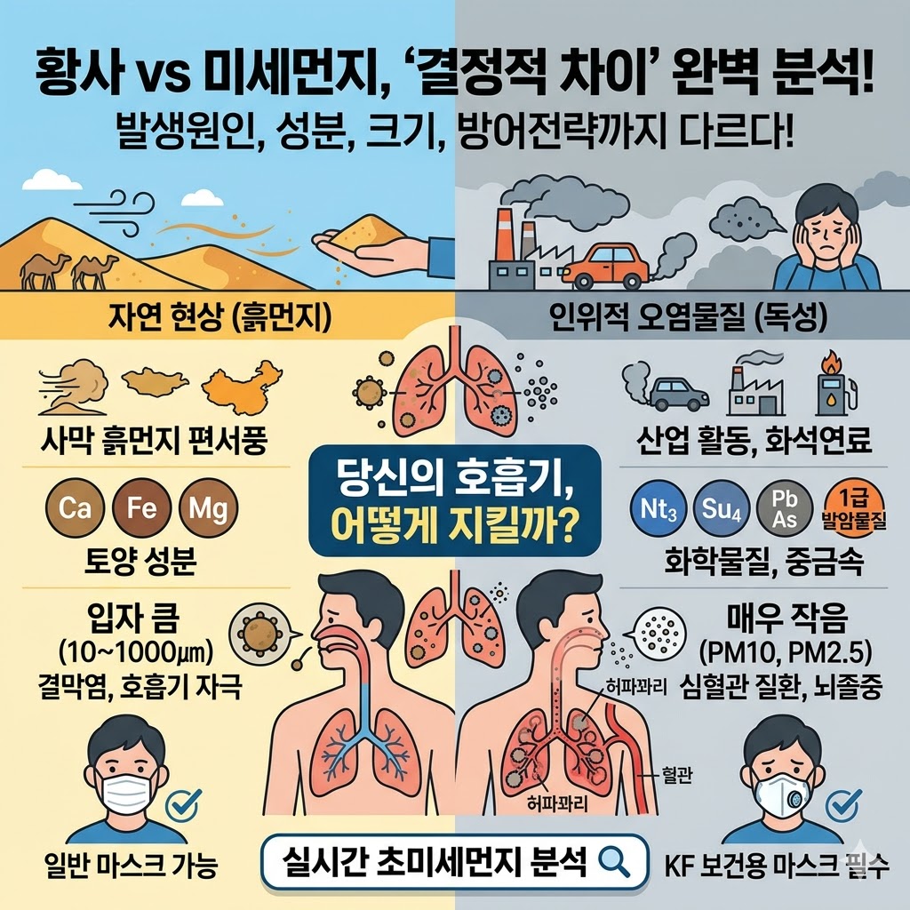 황사 미세먼지