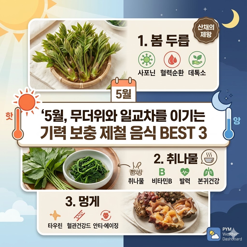 5월 제철 음식